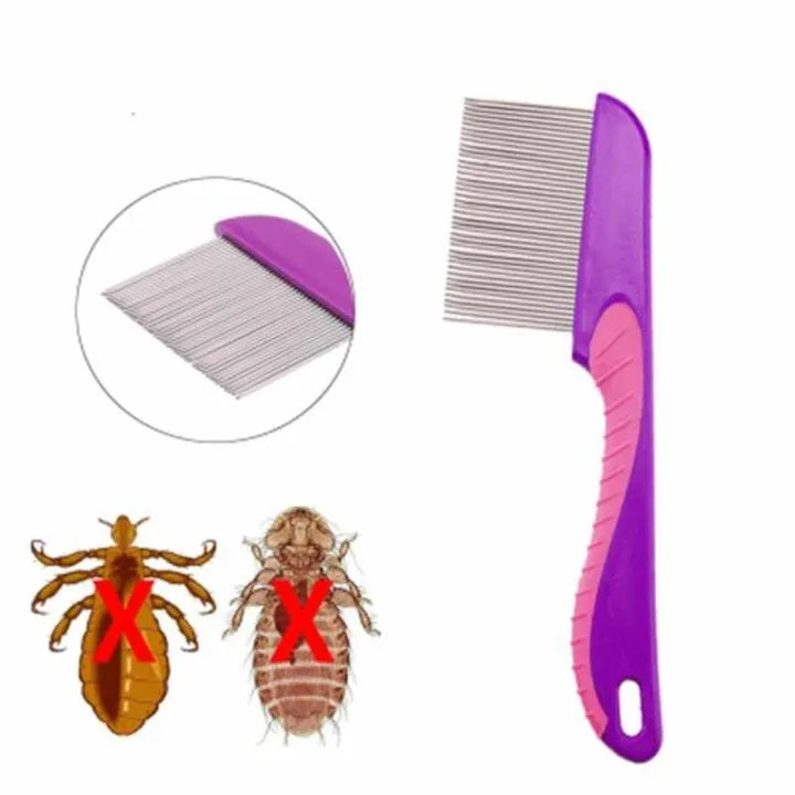 Anti Lice Comb & Nit Comb With Handle Stainless